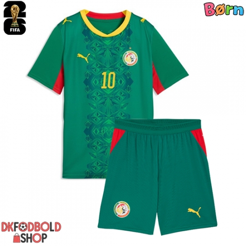 Senegal Sadio Mane #10 Udebanesæt Børn VM 2026 Kort ærmer (+ korte bukser)